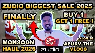 Biggest Zudio Sale 2025 Is Here😍🔥| Zudio Monsoon Haul 2025 | Zudio Sale | Apurv The Vlogs ❤️🤘🏼