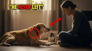 Senior Dog Lies Beside a Photo Frame — Then They Notice the Detail