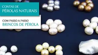 Contas de Pérolas Naturais para Semi Joias - Pedra Mística