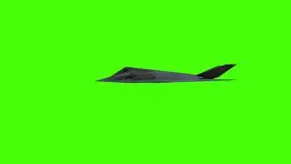 F-22 Raptor flying on Green Screen | Free Footage
