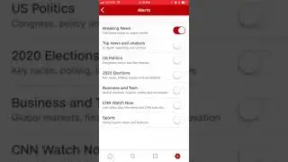 How to ENABLE BREAKING NEWS ALERT in CNN app?