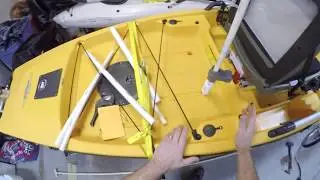 Самодельный 9-футовый якорный столб для каяка
