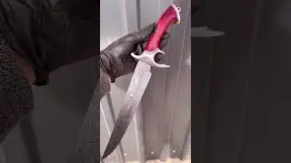 Damasteel Mamut dişi kabza 🦣 #handmade Sinan BOZKURT #damascusknives