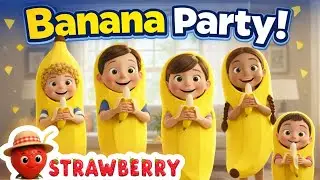 Banana Song for Kids 🍌 | Healthy Eating Poem |Kids Rhymes