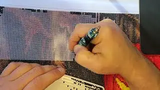 Its my Birthday! Finishing up the Pumpkin Diamond Art Painting from Make Market