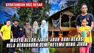 Luar Biasa‼️Rela Menempuh Jarak Jauh Demi Ketemu Neng Jihan Yang Tinggal Di Gubuk Di Tengah Hutan