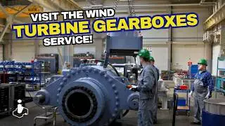 What does the SERVICING of WIND TURBINE GEARBOXES look like?