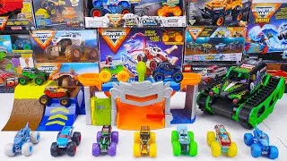 Monster Jam Collection Unboxing Review | Monster Jam Race And Go Trackset