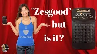 Zesgood AM FM Portable Radio Unboxing & Review
