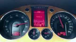VW Passat B6 3.2 FSI DSG 4Motion 0-130 km/h