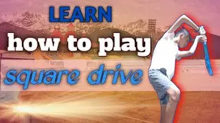 how to play square drive 🏏💥#cricket #cricketaddict1414