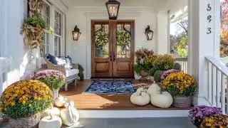 Redesign with Ralph Lauren Garden & Porch | Bold Fall  Decor 2025 Entryway Design Trends