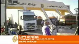 Egyptians flee Libya violence