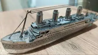 3d metal model TITANIC