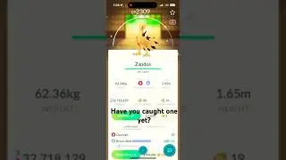 Shiny Galarian Zapdos captured!!