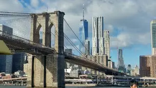 New York Water Taxi, Yellow 'Cab' Tour 2017, Statue of Liberty, Empire State & Manhattan Skyline