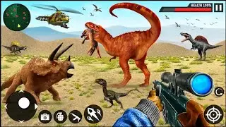 Wild dinosaur hunting FPS ( android) Shooter Gameplay