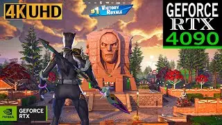 Fortnite Chapter 5 Season 4 | RTX 4090 4K Max Graphics + Shuri Skin Gameplay #fortnite