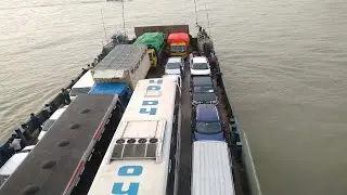 Paturia Daulatdia Ferry Ghat in Bangladesh Manikganj | Ferry Video 2021