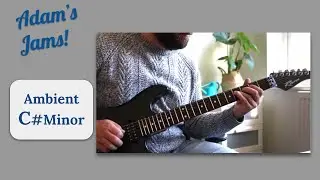 Long Ambient Loop Guitar Jam Track in C#m