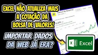 Erro ao Importar Dados da Web no Excel? Veja o que está acontecendo!