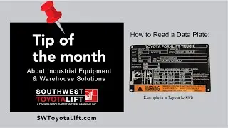 Data Plate for Equipment Tip of the Month
