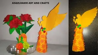How to make paper angel #short #shorts | Holi Angel With Paper | How To Make Beautiful Paper Angel |