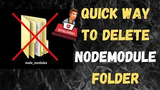 What is the fastest way to delete a node modules folder?
