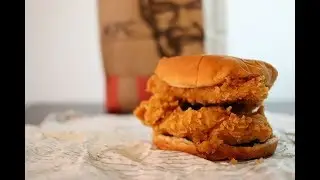 KFC DOUBLE CRISPY COLONEL SANDWICH!! Is it the best chicken sandwich??