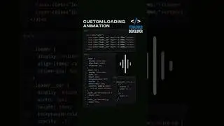 custom loading animation 