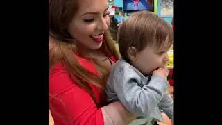 Grayson&rsquo;s first haircut