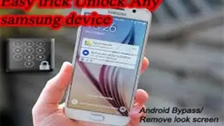 How to remove pattern/PIN Lock without Factory reset any Samsung device