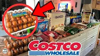 🚨EGG Shortage!!!😱$200 Inflation MARCH Costco HAUL 2025💫Baked Lays, Lysol, Beef & Wings!!!