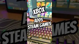The Xbox pc app now has your steam library #xbox #steam #rogally
