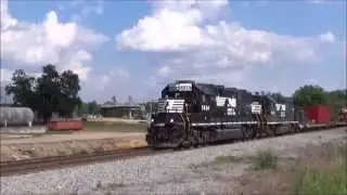 NS 056 Huge High & Wide w/ WECX 800 Schnabel Railcar in Waynesboro, GA 6/6/15