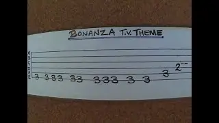 Learn To Play: Bonanza - TV Series Theme - Guitar Tab Tutorial Lesson With Helpful Reference Audio