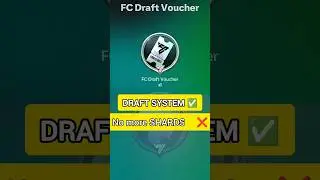 No more Shards❌System||DRAFT System✅ #fcmobile #fifa#viral#cr7#easports#fc26#soccer#football#shorts