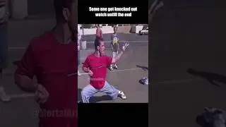 A guy straight from Mortal Kombat got in a legendary street fight UNCENSORED #shorts #fight #goofy