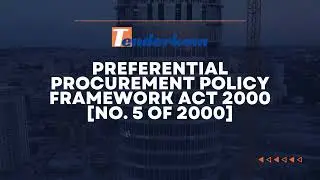 Preferential Procurement Policy Framework Act 2000 [No. 5 of 2000]