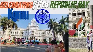 KGMU Republic day celebration 2025🇮🇳🇮🇳. Sapne me bhi nhi socha tha ki kabhi boys hostel jaungi 🤣🫣