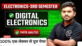 🔥 Electronics 3rd Semester || digital electronics || PAPER ANALYSIS || By- Rahul sir