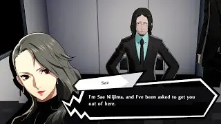 Persona 5 Strikers - Sae Niijima saves Zenkichi from the Police (Spoilers)