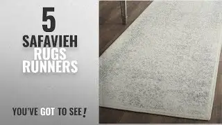 Top 10 Safavieh Rugs Runners [2018]: Safavieh Adirondack Collection ADR109C Ivory and Silver