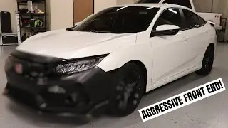 CIVIC SI 2020 ПОЛУЧАЕТ ЗАМЕНУ БАМПЕРА НА TYPE R!