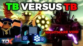 Can ONLY TB TOWERS Beat TB NIGHTMARE MODE in TDX?! 🤯 (Roblox  Challenge)