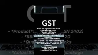 Gst new charges GSTR-1 #tax #gst #incometax #gstupdate2025