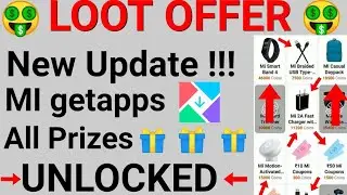 Mi getapps new update,all prizes unlocked|DRN Technical|