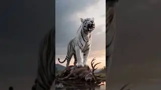 deer vs tiger #aiwildlife #animals #ihavethisthingwithplants #animalsimulation #deer #tiger