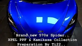 New Mclaren 570s Spider - XPEL PPF - Kamikaze collection - week long detail at Ti22
