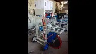 Kerb Cutter Machine with blade